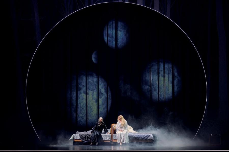 Scene from Act Two of Baden-Baden Lohengrin