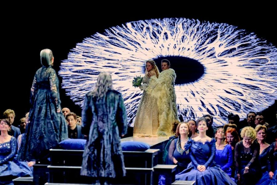 End of Act Two of Wagner's Lohengrin at Baden-Baden