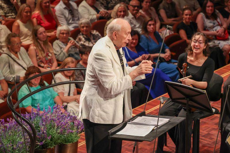 Neeme Jarvi and Mika Chichon at the Parnu Festival