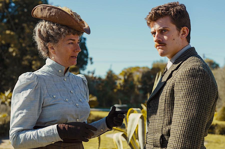 Anna Chancellor and Jake Dunn