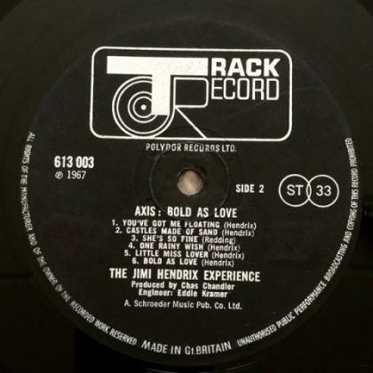 The Jimi Hendrix Experience  Axis Bold As Love Side Two