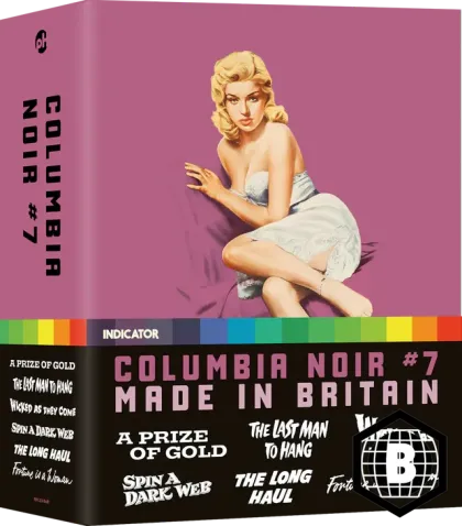 Diana Dors graces the cover of 'Columbia Noir #7: Made in Britain'