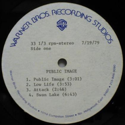 Public Image (First Issue) US acetate