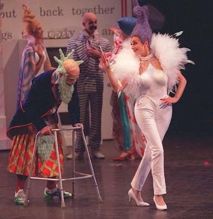 Gerald Scarfe's V Agra and Grandpa in ENB's The Nutcracker