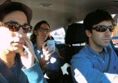 The 'Catfish' boys hit the road. Left to right: Ariel Schulman, Henry Joost, Nev Schulman