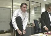 Lord Mandelson of Foy gives a masterclass in political shoelace tying